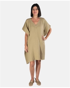 Однотонный кафтан, цвет Kaki Kbas