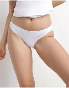 Классические хлопковые трусики, белый Dim