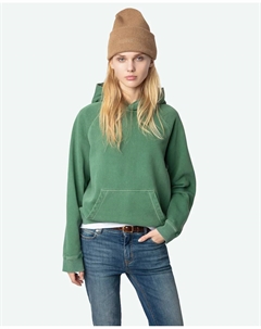 Женская толстовка с капюшоном Georgy, зеленый Zadig&voltaire