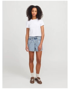 Свободные женские джинсовые шорты, светло-голубой Jack & jones