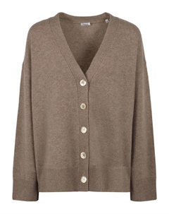 Кашемировый кардиган, коричневый Aspesi