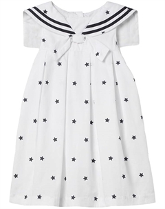 Платье Star Sailor Dress (infant), белый Janie and jack