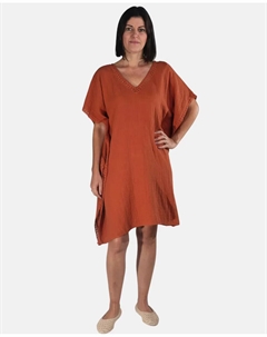 Однотонный кафтан, оранжевый Kbas