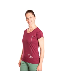 Женская футболка Tuolumme, гранатовый Trangoworld