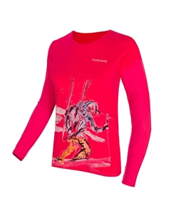 Футболка женская Lonely Wm Long, розовый Trangoworld