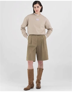 Женские шорты-бермуды с карманами, цвет Kaki Replay