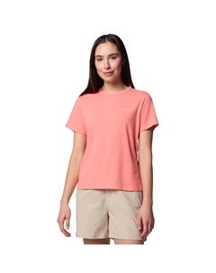 Женская футболка Sun Trek, коралловый Columbia
