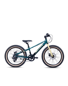 Детский велосипед Junior Bikes KinderfahrradXroc disc 20 дюймов 7-Gang Dark Green/Beige S'cool