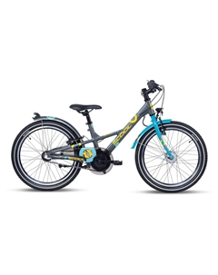 Детский велосипед XXlite 20 3-Gang - 20 дюймов - Y-Form - 2025, цвет Grau|Dark Grey/Ocean S'cool