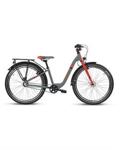 Детский велосипед chiX SL 20 3-Gang - 20 дюймов - Tiefeinsteiger - 2023, цвет Grau|grey/orange S'cool