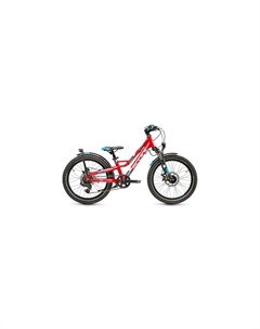 Детский велосипед faXe Disc 20 7-Gang - 20 дюймов - Diamant - 2023, цвет Rot|Red/Light Blue S'cool