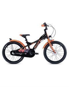 Детский велосипед XXlite Street 18 3-Gang - 18 дюймов - Y-Form - 2025, цвет Schwarz|Black Orange S'cool