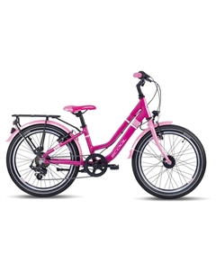 Детский велосипед chiX twin 20 3-Gang - 20 дюймов - Tiefeinsteiger - 2025, цвет Pink|Pink/Baby Pink S'cool
