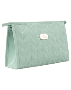 Женская косметичка Eco с застежкой-молнией «в елочку», вместительный органайзер для косметики, зеленый Peterson