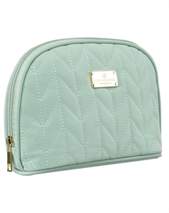 Женская косметичка на молнии, косметичка, вместительный органайзер, зеленая Peterson