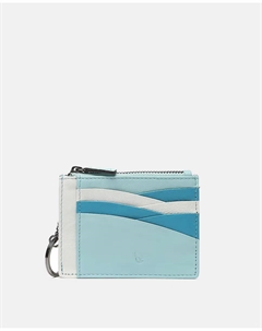 Визитница Oceans Diary из зеленой двухцветной кожи, синий Abbacino