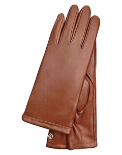Женские удлиненные перчатки премиум-класса из кожи ягненка для сенсорного экрана "KEIRA", коричневый Kessler