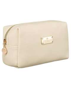 Бежевая классическая маленькая женская косметичка на молнии элегантная подарочная сумка-органайзер для кошелька Peterson
