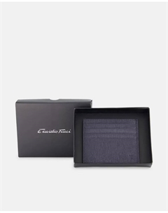Визитница из кожи Safiano, темно-синий Emidio tucci