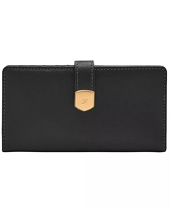 Двойной кошелек Lennox Tab, коричневый Fossil