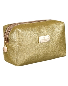 Классическая женская косметичка на молнии золотистого цвета элегантный подарочный органайзер маленькая сумка для сумки Peterson