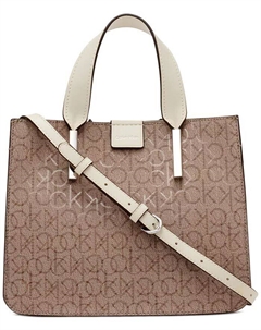 Кроссбоди-трансформер Audrey Signature, коричневый Calvin klein