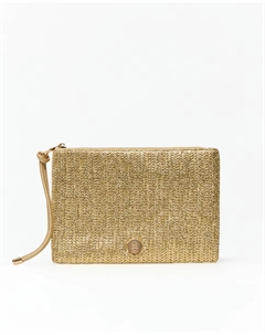 Кошелек из золотой рафии Сфера