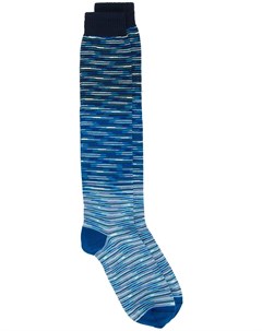 Missoni полосатые носки с эффектом омбре m синий Missoni