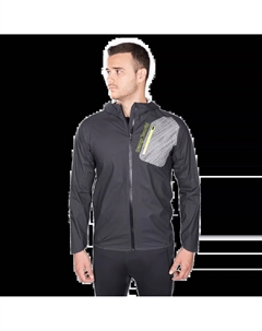 Мужская куртка для бега Naval, черный/зеленый Trangoworld