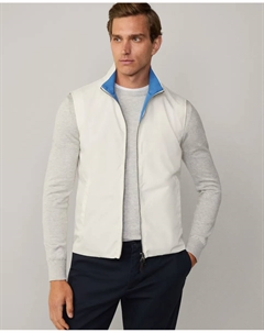 Легкий водонепроницаемый жилет мужской, белый Hackett