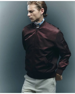 Куртка-бомбер «Авиатор», фиолетовый Сфера