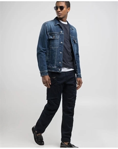 Мужские брюки-карго с регулируемой талией, синий Replay