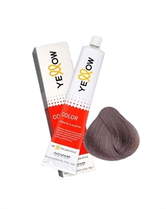 ЖЕЛТАЯ Краска для волос 8.21 - Светло-фиолетовый пепельный блондин - 100 мл Yellow