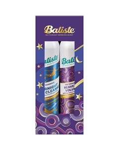 Набор (сухой шампунь Heavenly Volume 200 мл + ночное легкое очищение 200 мл) Batiste