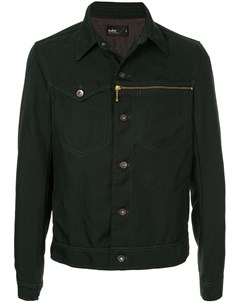 Kolor джинсовая куртка с декоративной молнией 3 зеленый Kolor