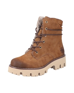 Ботильоны на шнуровке, коричневый Rieker