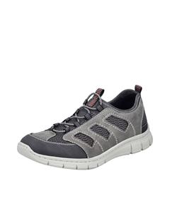 Тапочки, цвет Stone/Dark grey Rieker