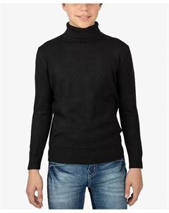 Базовый свитер с высоким воротником для мальчика, черный Xray