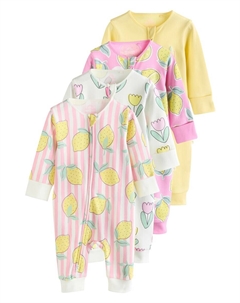 Пижама, цвет Yellow/Pink/White Next
