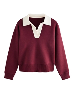 Свитер, темно-красный Next