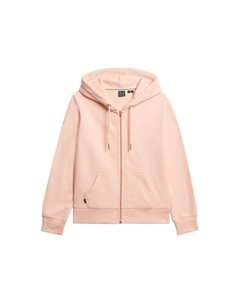 Толстовка с капюшоном на молнии Essential, розовый Superdry