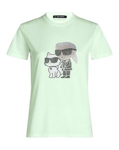 Рубашка, зеленый Karl lagerfeld