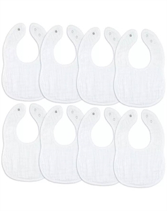 Муслиновые нагрудники, упаковка из 8 шт, синий Comfy cubs