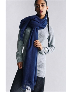 Базовый тонкий шарф, синий Pull & bear