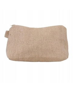 Косметичка из натурального льна на молнии. Льняная сумка Inna marka
