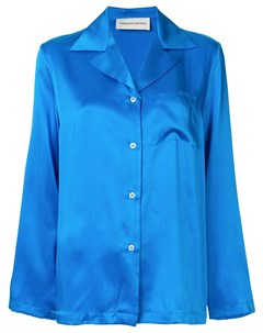 Mansur gavriel рубашка оверсайз 44 синий Mansur gavriel