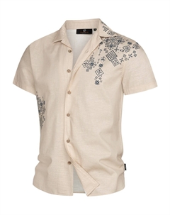 Рубашка обычного кроя на пуговицах Cotta, бежевый Indicode jeans