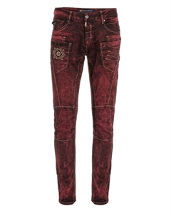 Облегающие джинсы, красный Cipo&baxx