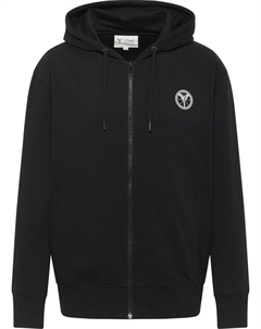 Толстовка с капюшоном на молнии Dender, черный Carlo colucci