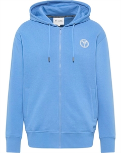 Толстовка с капюшоном на молнии Dender, синий Carlo colucci